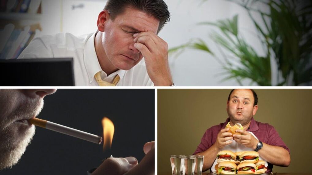 Factores que agravan la potencia masculina estrés, tabaquismo, desnutrición