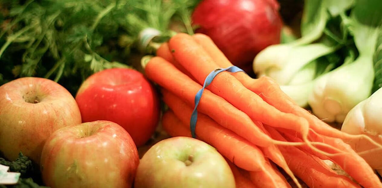 vitaminas en verduras y frutas